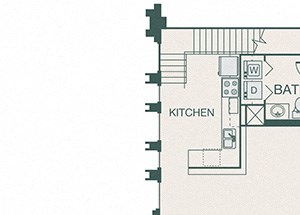 The Kirby - B5 - Penthouse 5 - 2 bedrooms - 1.5 baths The Kirby - B5 - Penthouse 5 - 2 bedrooms - 1.5 baths